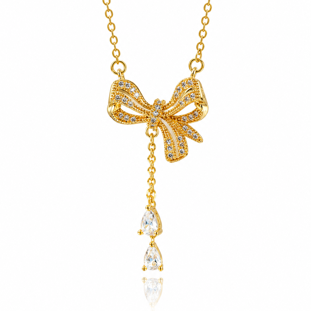 Schleife Tassel Halskette